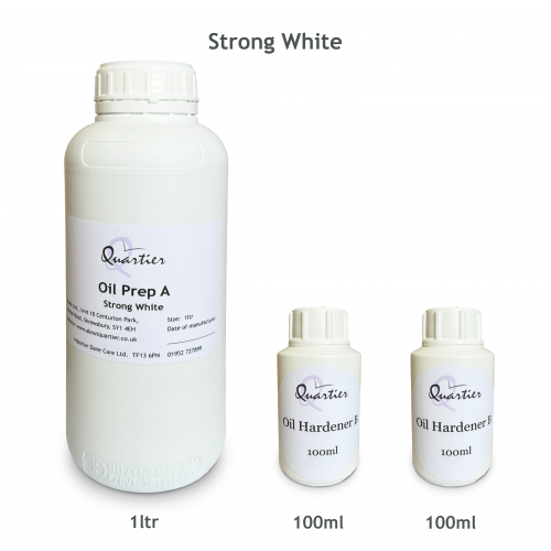 AboutQuartier Oil Prep 2K Strong White 1ltr + Hardener 200ml  370.0101.1200